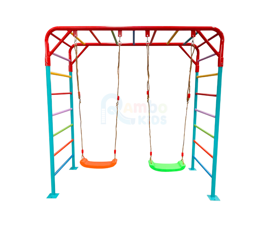 บาร์โหนปีนป่ายชิงช้าเชือก 2 ที่นั่ง