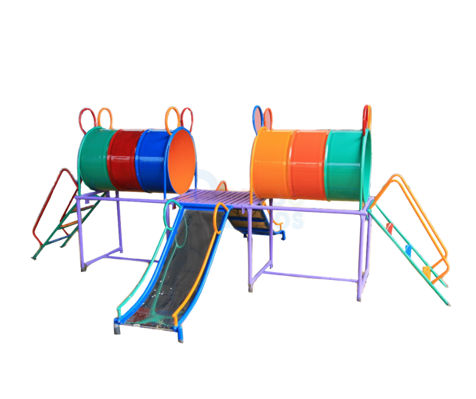 ถังลอดอุโมงค์ 2 ตอน กระดานลื่น 2 ทาง