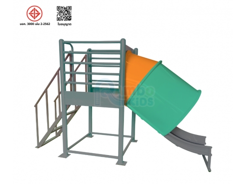 กระดานลื่น 2-5 ปี รางปิด