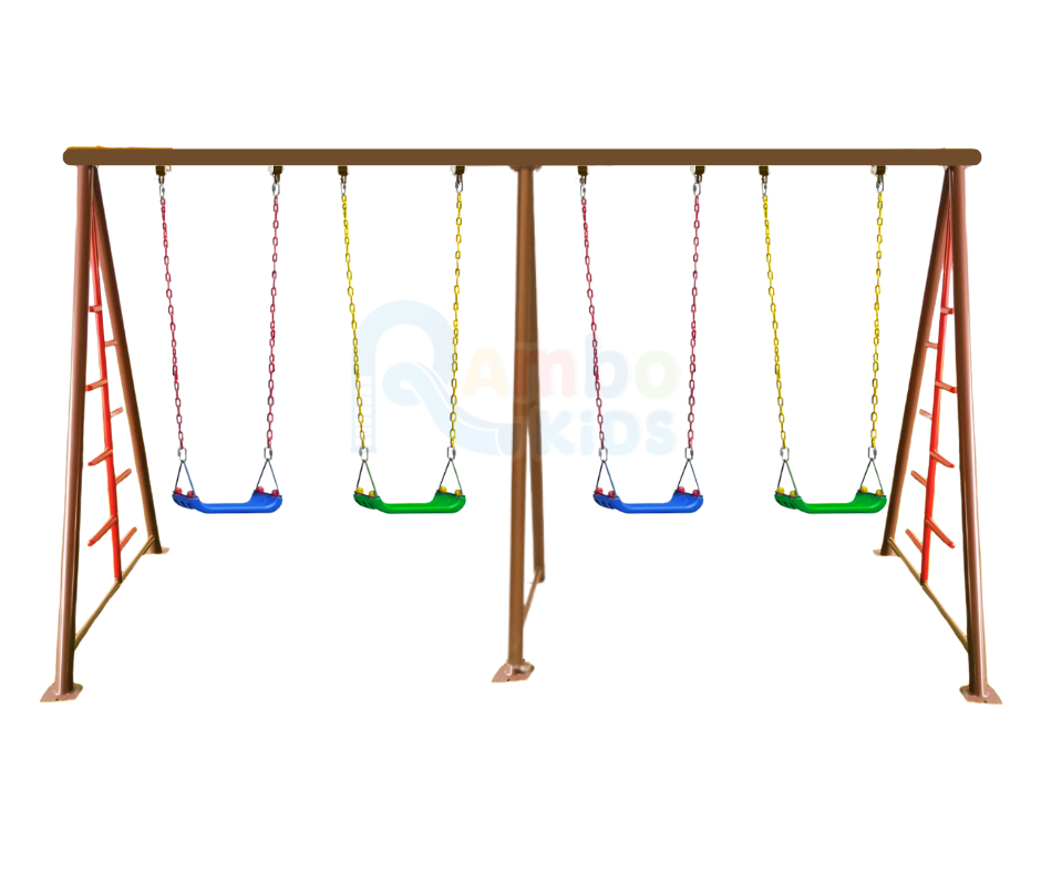 ชิงช้าปีนป่ายที่นั่งพลาสติก 4 ที่นั่ง