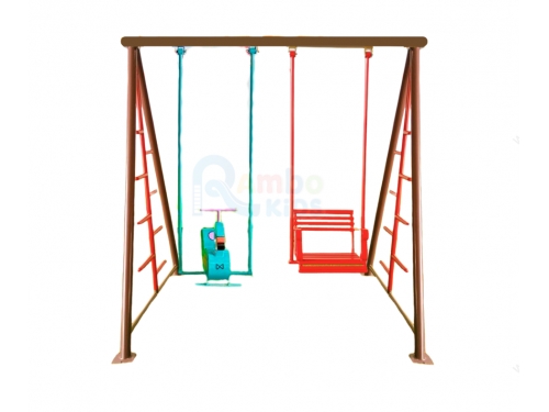 ชิงช้าปีนป่ายพนักพิง เป็ด 2 ที่นั่ง